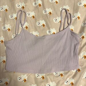 Purple crop top